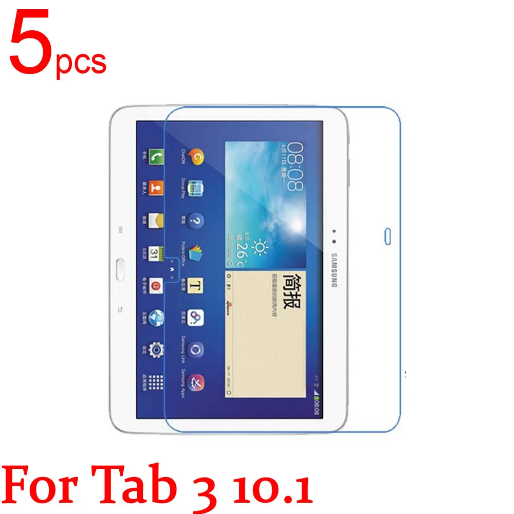 5 шт прозрачный/матовый/нано ЖК экран для планшета защитная крышка Samsung TAB 2 3 10 1 Note