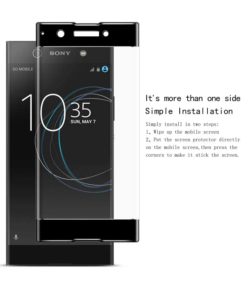 Для sony Xperia XA1 3D изогнутое полное покрытие закаленное стекло для sony XA1 G3112 G3116 Dual Sim Защитная пленка для экрана