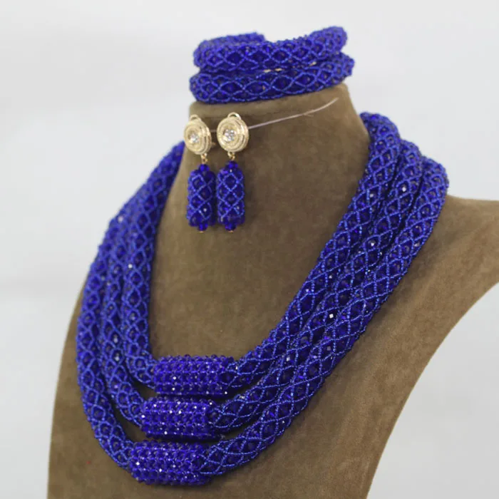 Новый Королевский Африканский комплект ювелирных изделий из бисера ручной