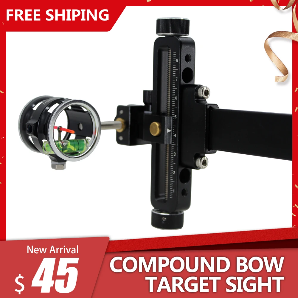 

Прицел для стрельбы из лука, из алюминиевого сплава, с регулировкой в 4/6/8 раз