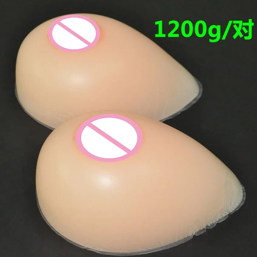 1200 г/пара 36DD/38D/40C силиконовые формы для груди искусственная силиконовая