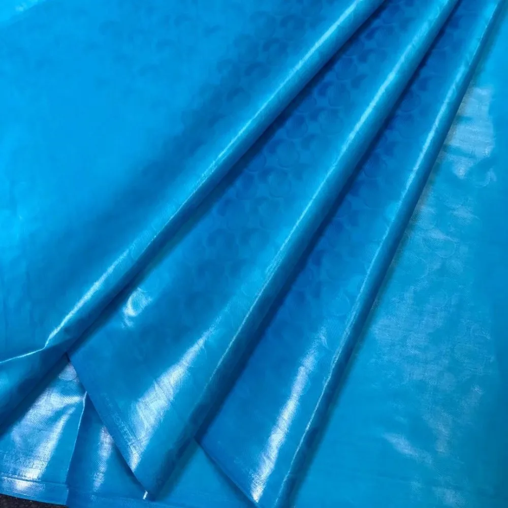 Африканская раковина riche getzner белая кружевная ткань вспышка мягкая ткань атику для мужчин Высокое качество жаккардовая ткань Анкара 5 ярдов/партия LY