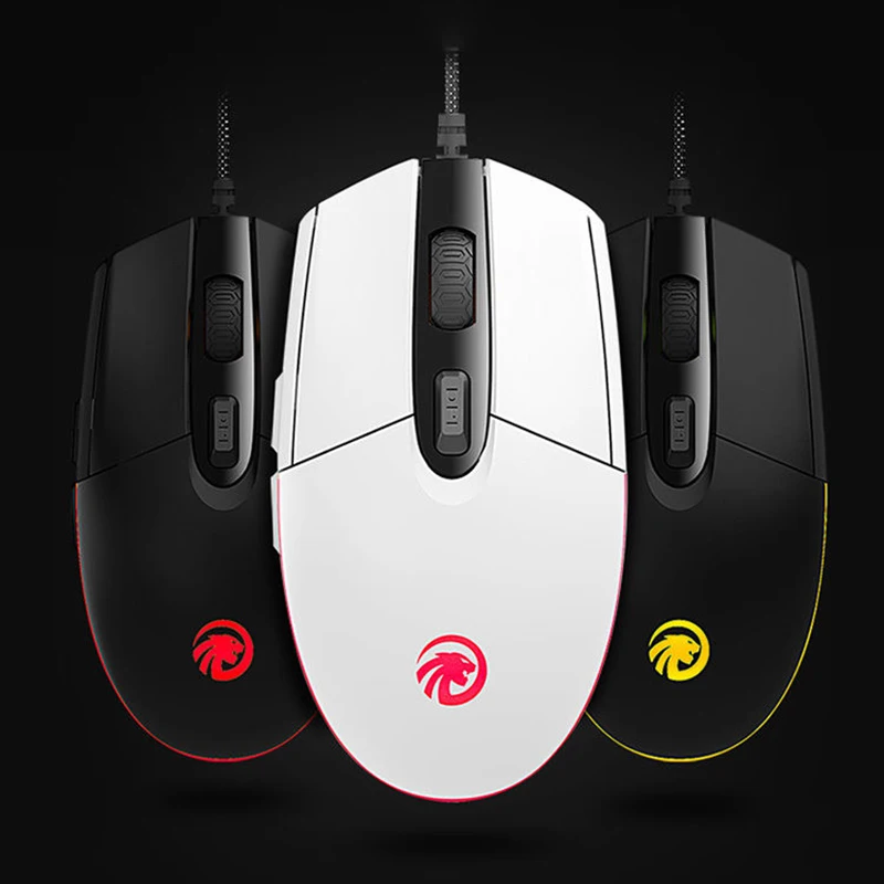 Проводная RGB 7 цветов светодиодный светильник F102 дышащая 2500DPI 6 кнопок USB