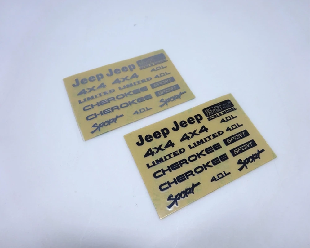 Радиоуправляемый автомобиль металлические наклейки для 1:10 масштаб осевой scx10 jeep