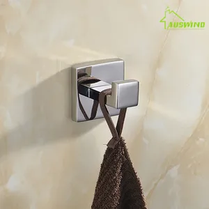 Набор аксессуаров для ванной комнаты, нержавеющая сталь 304, хромированный, полированный, крючок полотенца для ванной