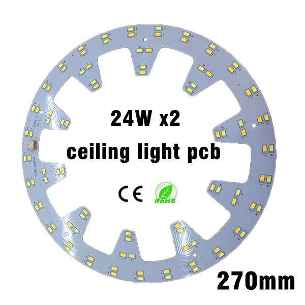 24w x2 ceiling light plate smd 5730 LED Ring Light Panel Remoulding pcb Retrofit Magnet Board With driver And magnet screw | Лампы и