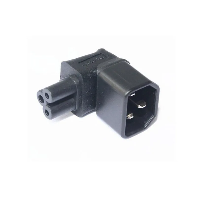 Угловой разъем адаптера питания для ноутбука LBSC IEC 320 C14 на C5 мама|c14 to c5|iec c14iec |