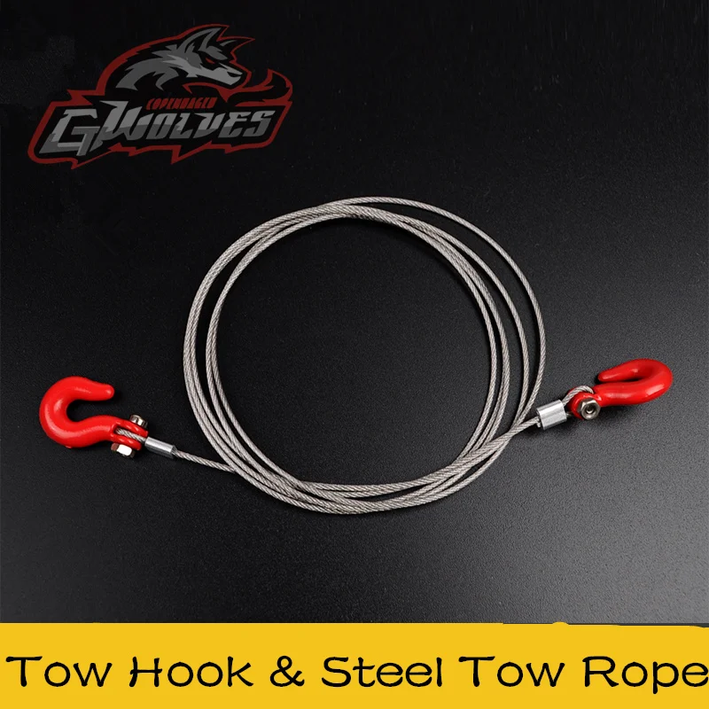 Металлический крюк gwolf 86 см для прицепа Проволочный Трос 1/10 rr10 scx10 rc4wd hsp TF2 Axial SCX10 D90