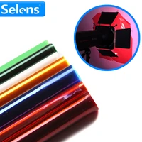 professional 4050cm color gel filter paper for studio flash redhead spotlight