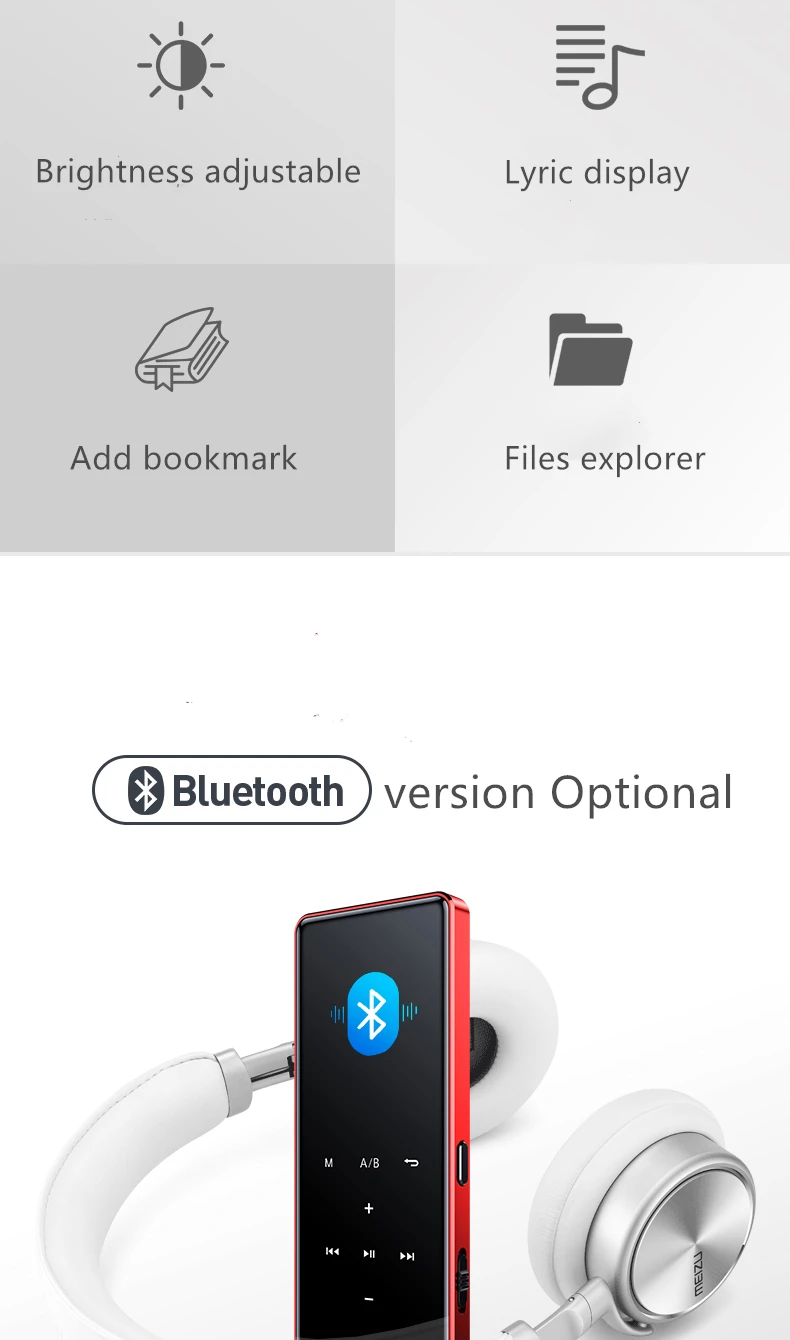 X5 Bluetooth MP3 MP4 музыкальный плеер hifi спортивный Walkman рекордер видео изображение вид динамик Дети обучения сенсорный экран walkma
