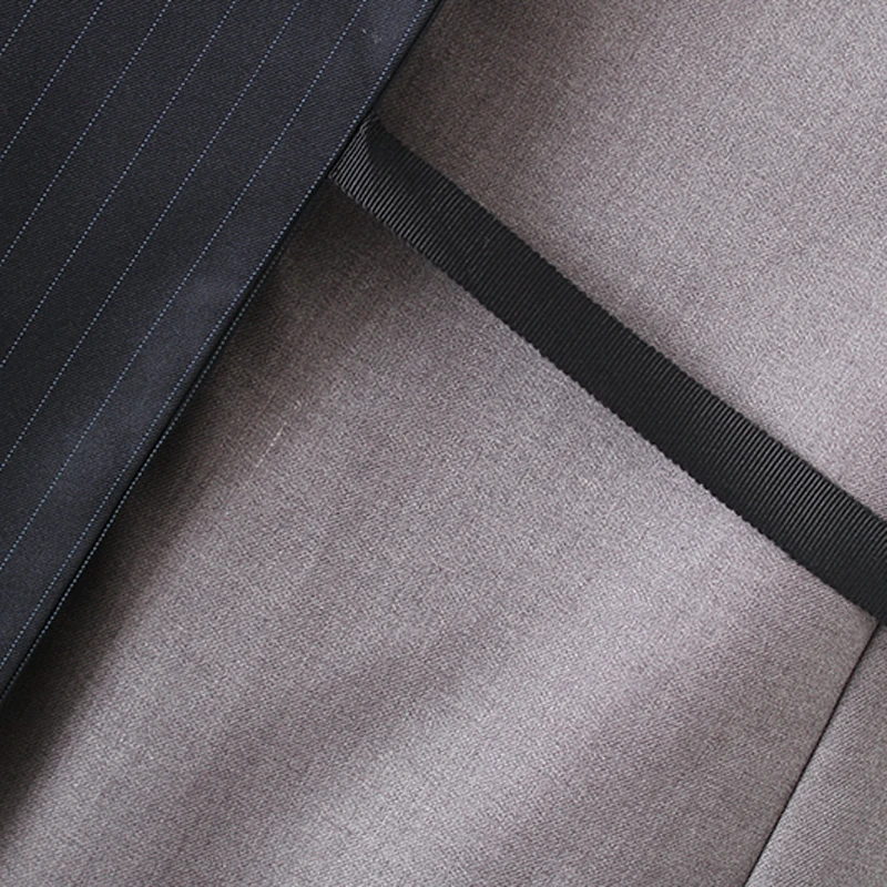 

New Solid Striped Patchwork Jackets Women Nice Spring And Autumn Fashion Half Sleeve With Belt Jackets Woman Casual Coats Female