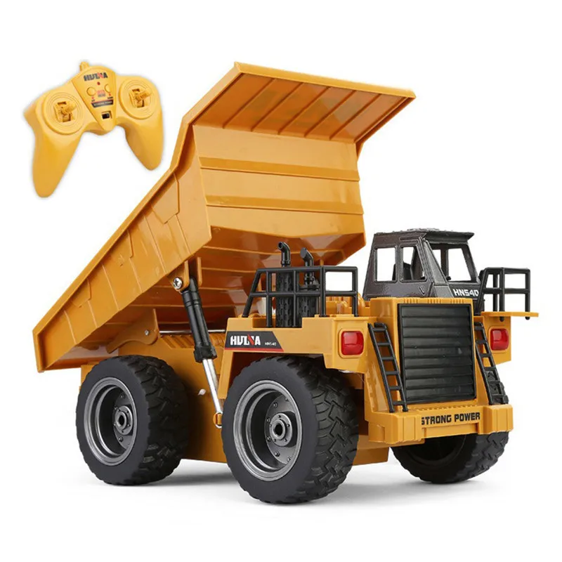 HuiNa 6 канальный 2 4G 1:14 RC экскаватор бульдозер самосвал с дистанционным управлением
