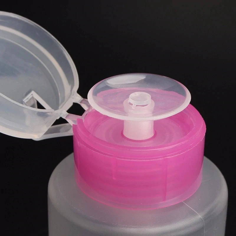 Belen 150ML Pink Empty Dispenser Pump Nail Art Polish Liquid Alcohol Remover Cleaner Bottle Makeup Equipment Tool | Красота и