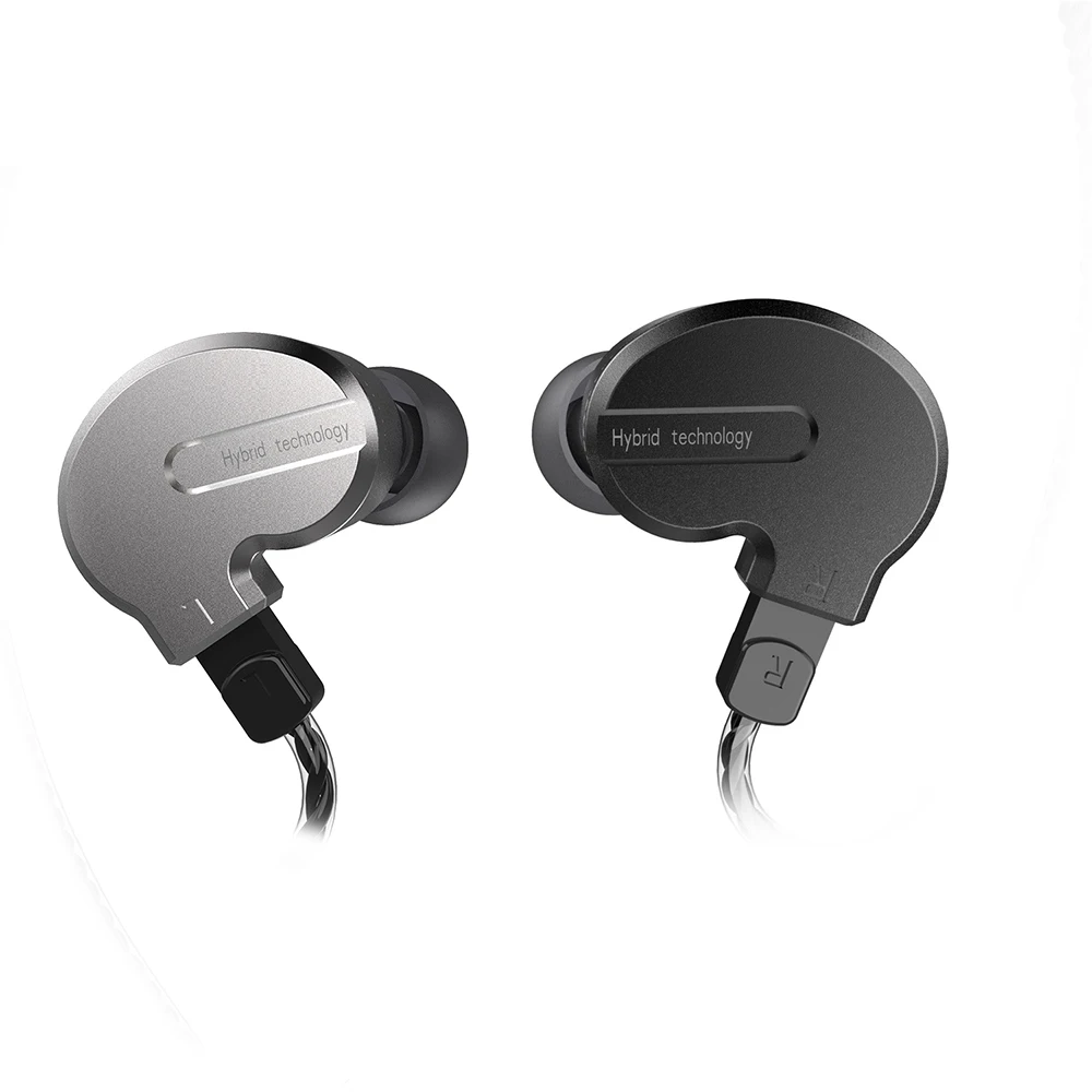 BQEYZ KB1 Гибридный привод в ухо наушник 1BA+ 2DD 2Pin съемный 0,78 мм металлический HIFI гарнитура монитор DJ бег спортивный наушник