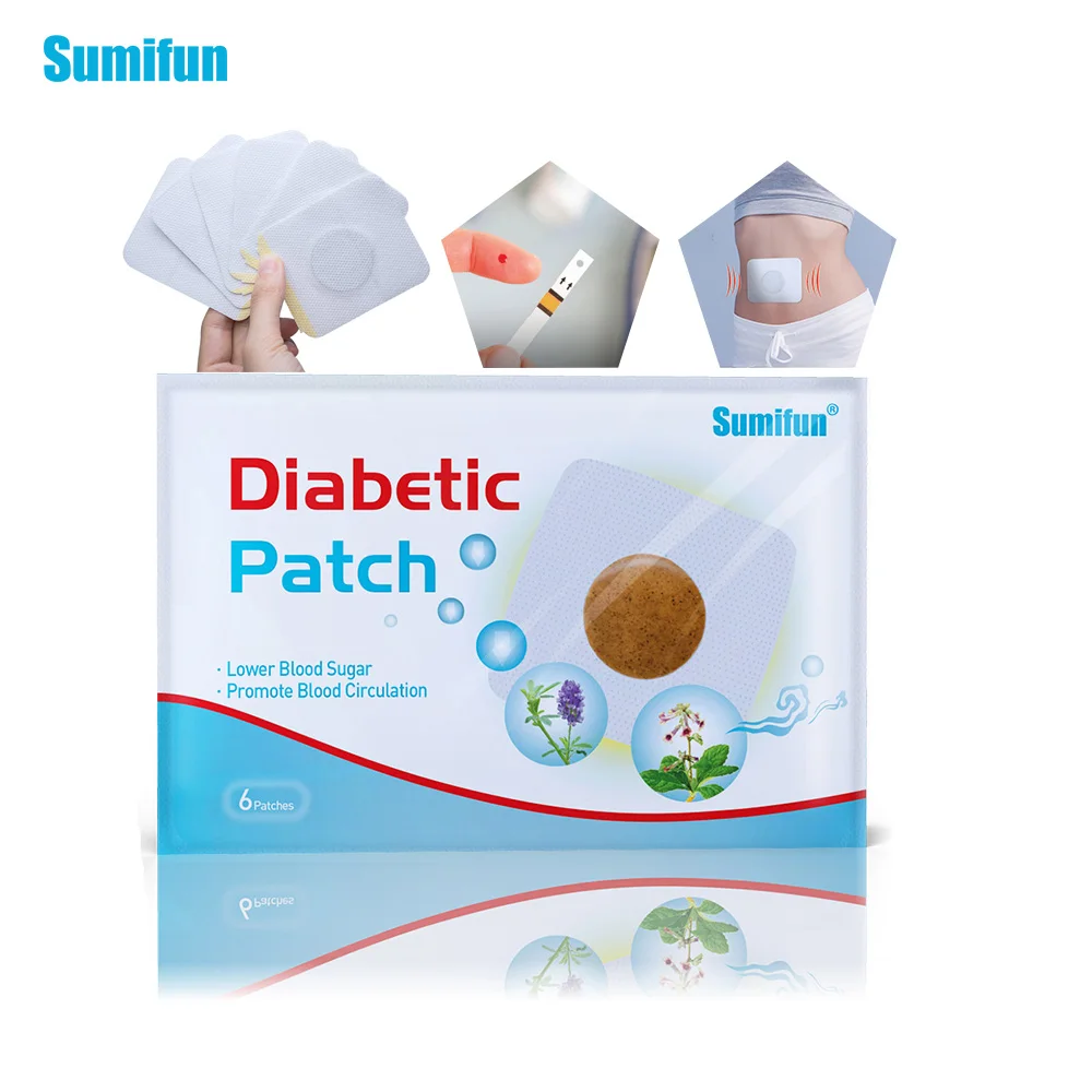 

Sumifun 120Pcs/20Bags Diabetic Patch Stabilizes Balance Blood Sugar Level Glucose Natural Herbs Diabetes Medical Plaster D1809