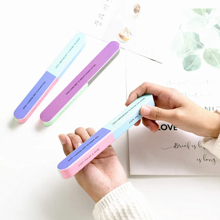 1 шт. шестигранная полировальная пилка для ногтей инструмент креативной печати