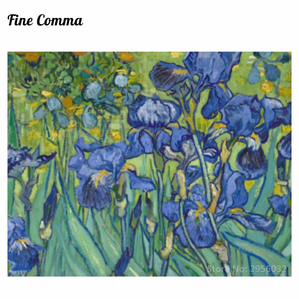 Goede Irissen Les Iris 1889 By Vincent Van Gogh Handgeschilderde Olieverf Reproductie Replica Muur Canvas Schilderij Repro Kopie Thuis