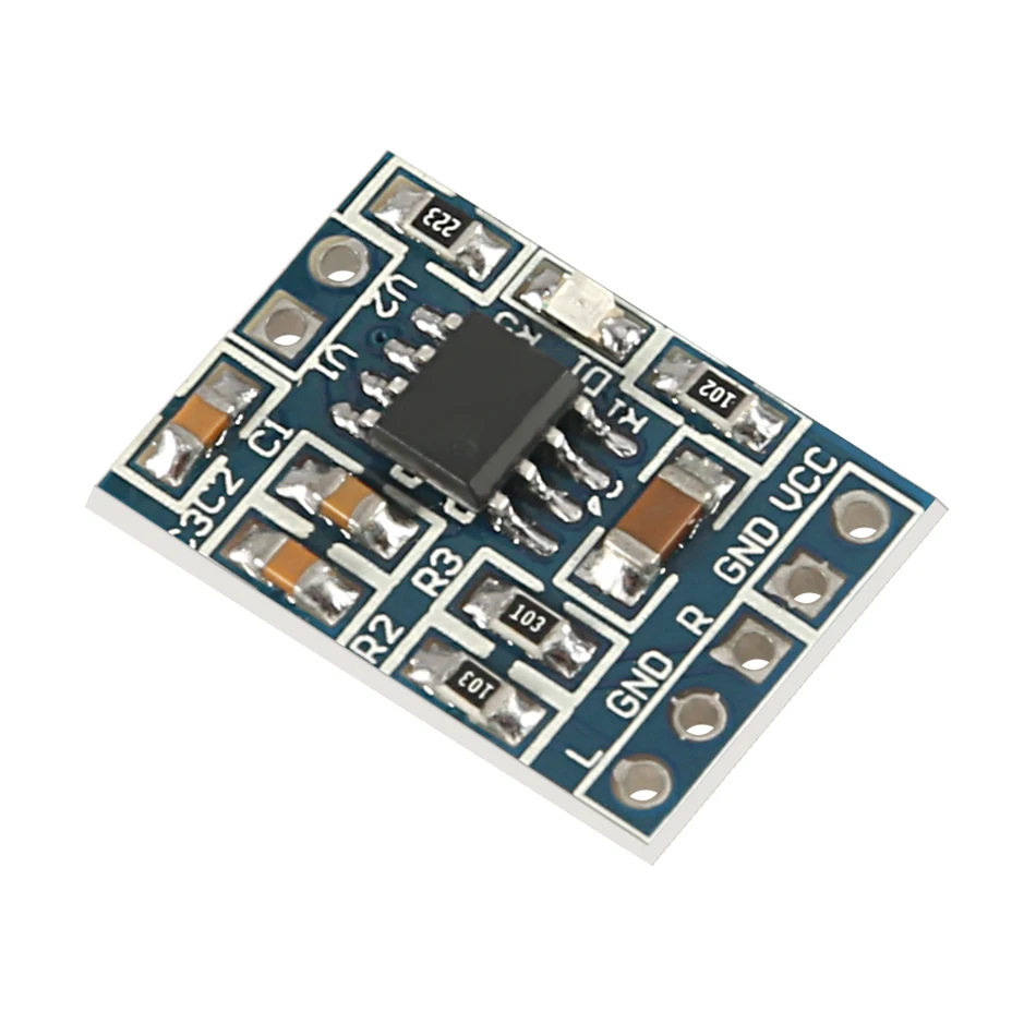 Amplifier Board HXJ8002 3W Single Channel Mini Audio Voice Power Module Replace PAM8403 2.0-5 .5 V | Электронные компоненты и