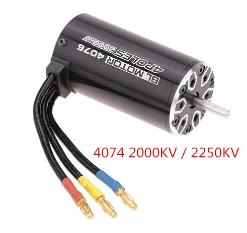 4076 2000KV / 2250KV 4P бесщеточный двигатель для 1/8 RC грузовиков автозапчастей|motor for|sensorless