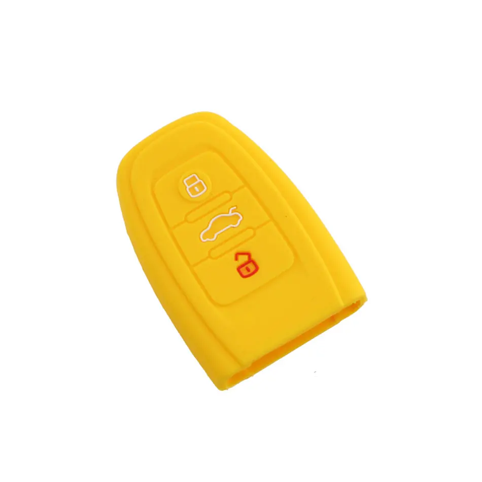 1 шт. силиконовый брелок держатель для ключей защитный чехол Audi A4 A6 RS4 A5 A7 A8 S5 RS5 8T Q5