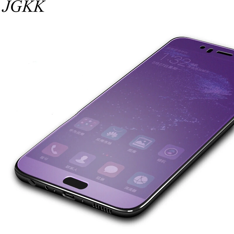 JGKK анти синее матовое закаленное стекло для Huawei P20 Pro Lite P10 Plus матовая защитная