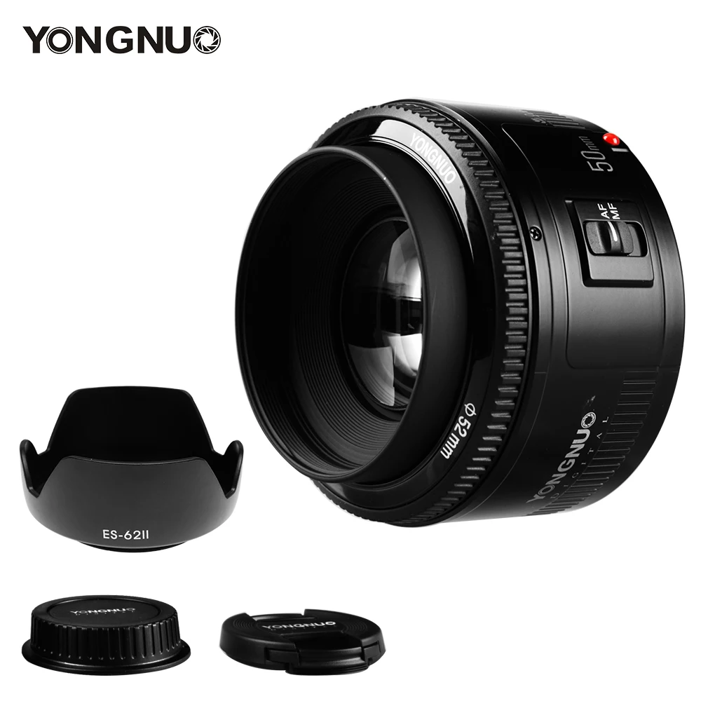 Объектив YONGNUO YN 50 мм F1.8 объектив с большой апертурой и автофокусом мм/f1.8 для