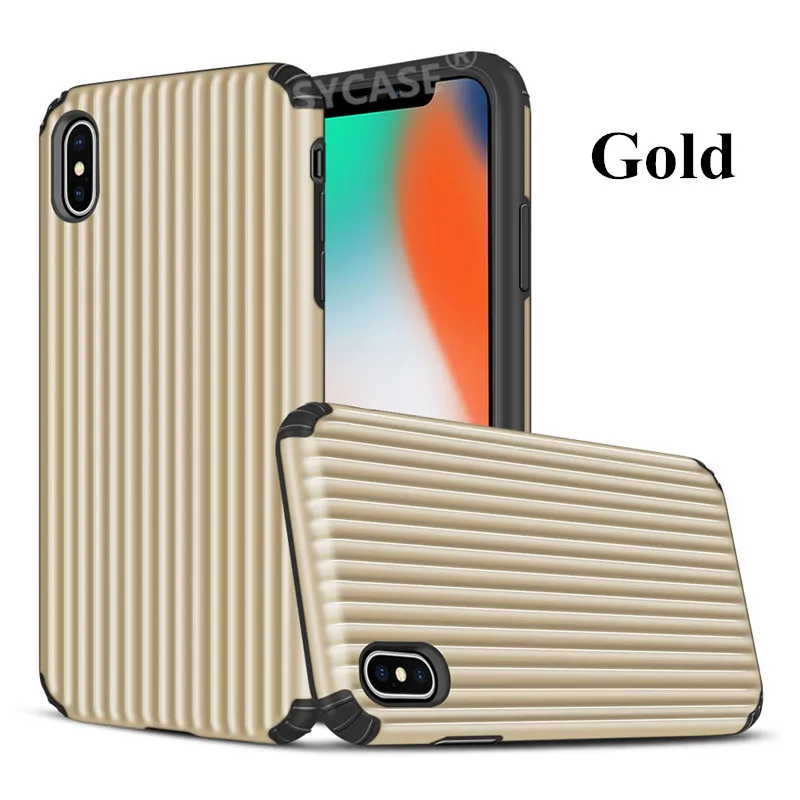 SYCASE новый чемодан класса люкс чехол для iPhone X Xs max Xr xs 6 6s Plus 7 8 plus антидетонационный