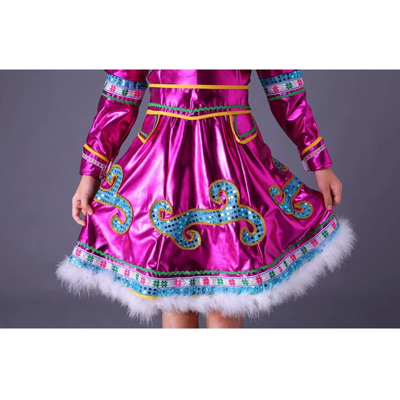 Национальный танцевальный костюм для девочек одежда Sinkiang детская из китайской