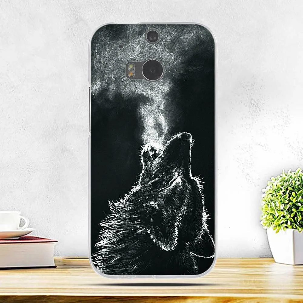 Чехол для HTC One M8 M8s Мягкая силиконовая задняя крышка M8S модные сумки с 3D принтом