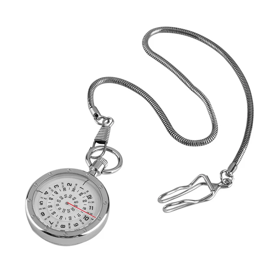 Часы кварцевые карманные в стиле минимализма трехслойные часы с подвесным