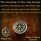 Мужское кольцо Beier LR522, кольцо из нержавеющей стали 316L с бусинами рунины, печатка волк скандинавский Викинг, модные ювелирные изделия для мужчин, LR522