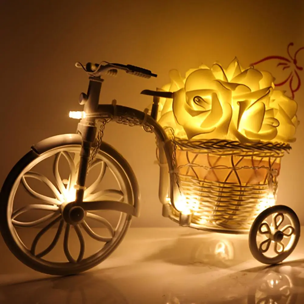 Мода освещение праздника 20 x из светодиодов новинка розы фея огни строки свадьба