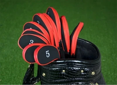 

10pcs/set Golf Iron club head cover set Golf headcover golf club cover