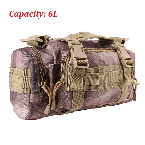 3 LOutdoor Мужская водостойкая поясная сумка Оксфорд сумки для восхождения Открытый Военный Тактический Кемпинг походная сумка mochila Military - Цвет: 6L