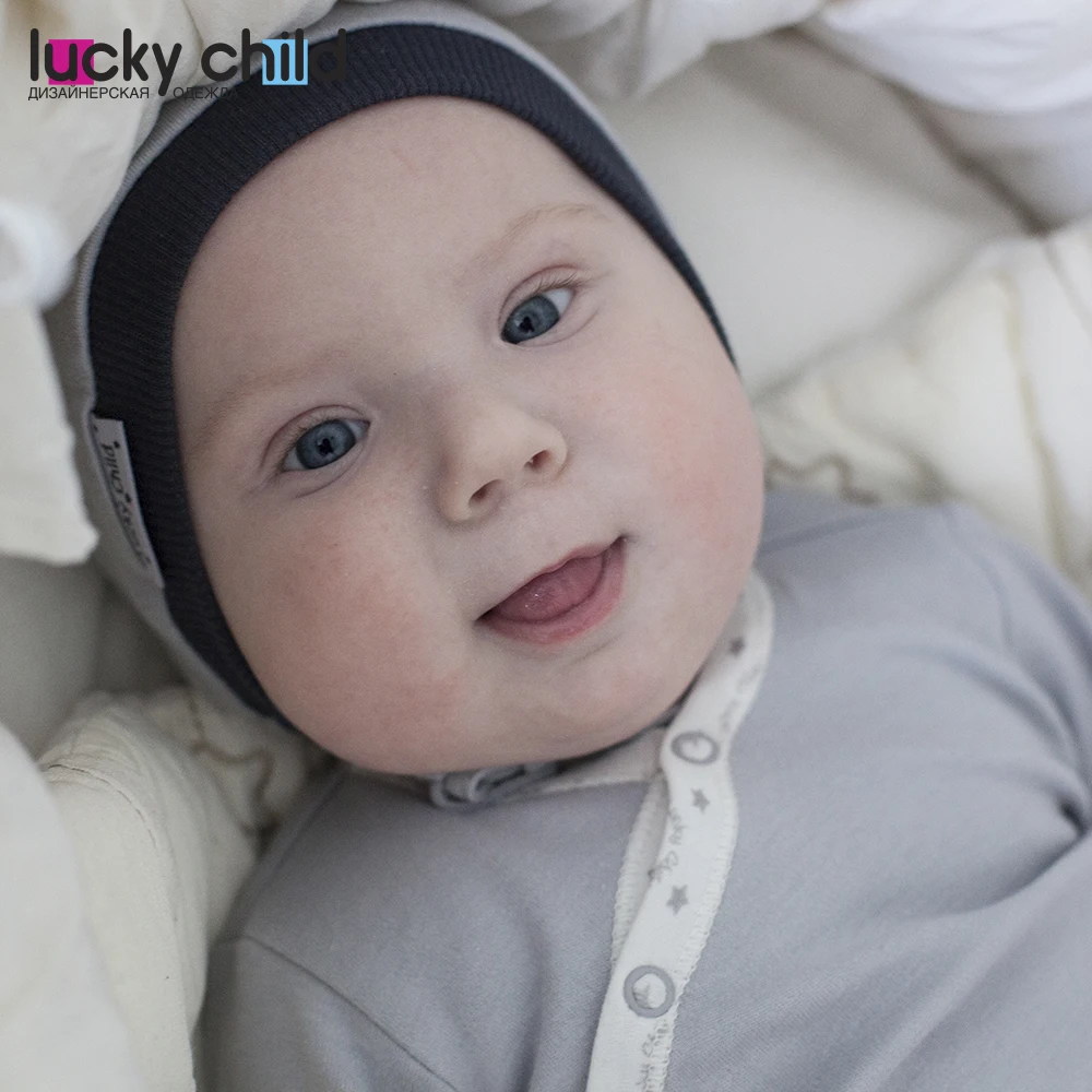Чепчик Lucky Child комплект 3 шт для мальчиков | Детская одежда и обувь