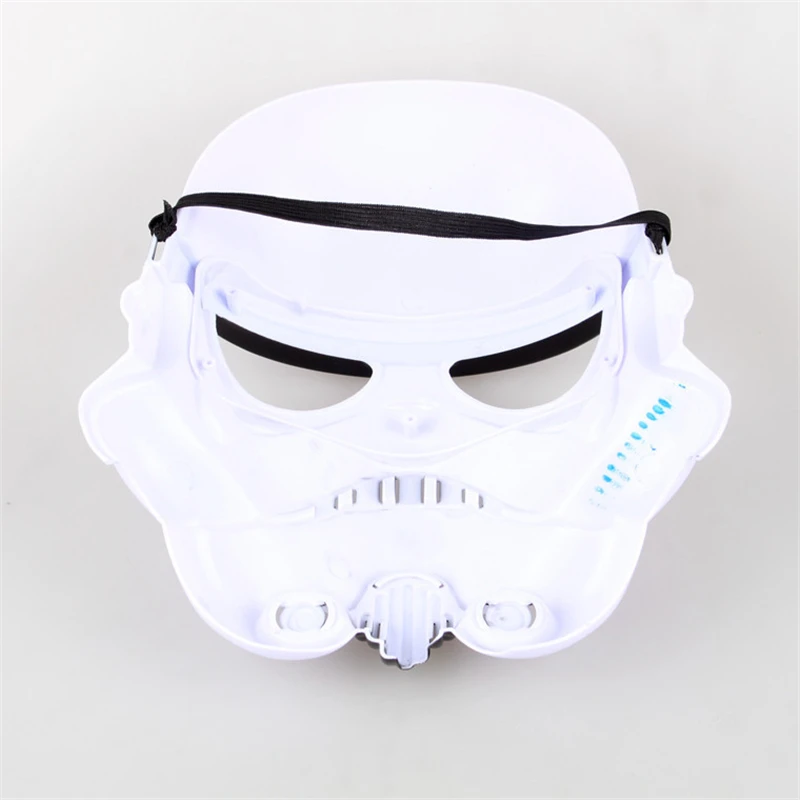 Хэллоуин косплей аниме Звездные войны Cos Черный воин белый клон 1:1 маска черно