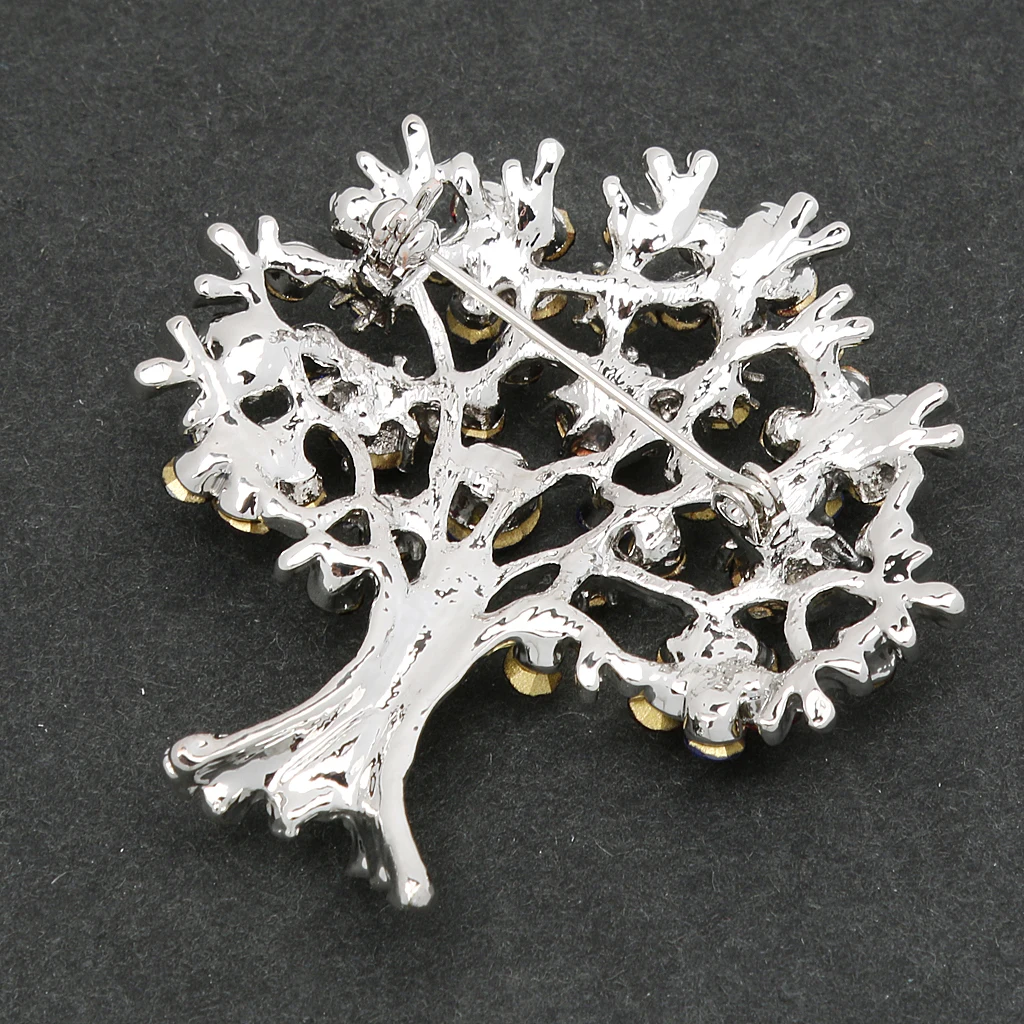 Роскошные Женские Потрясающие Красочные Стразы Древо жизни брошь булавки|brooch
