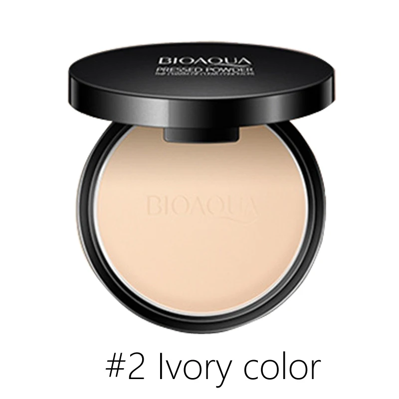 ivory color BIOAQUA бренд основа для лица Минеральная прессованная пудра Макияж матовый гладкий укрыватель контроль масла контур основания Косметика для макияжа - Цвет: ivory color