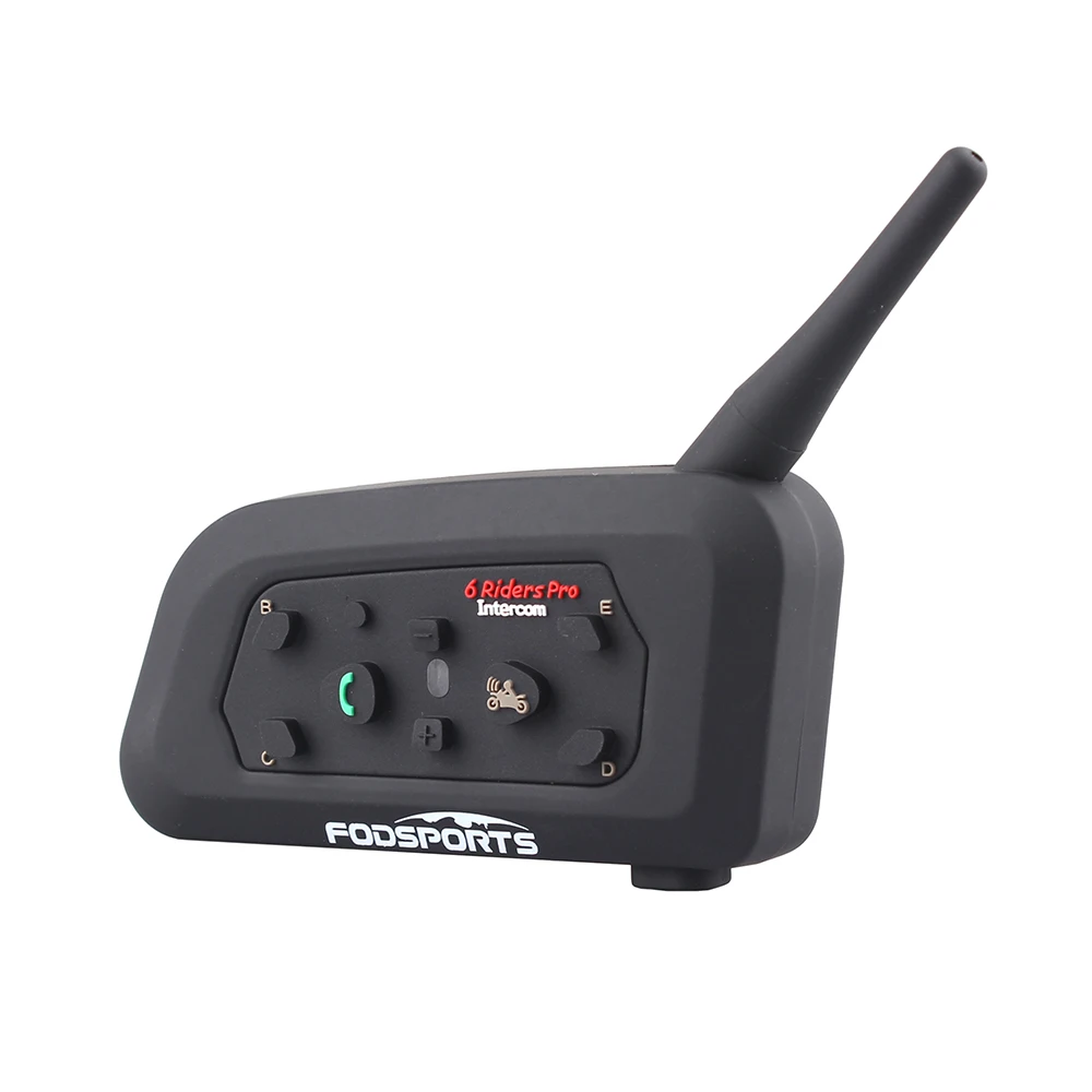 Новые мягкие наушники! 2 шт V6-1200 Pro мотоциклетный шлем bluetooth гарнитура домофон для 6 всадников BT переговорные стерео музыка