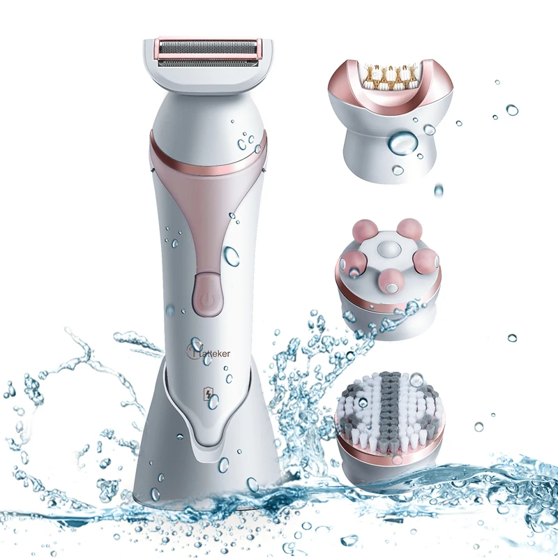 Surker перезаряжаемый женский эпилятор бикини электрический триммер ноги