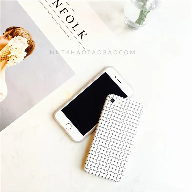 Чехол для iPhone 7 ультра тонкая сетка дизайн Роскошная мягкая защитная оболочка из