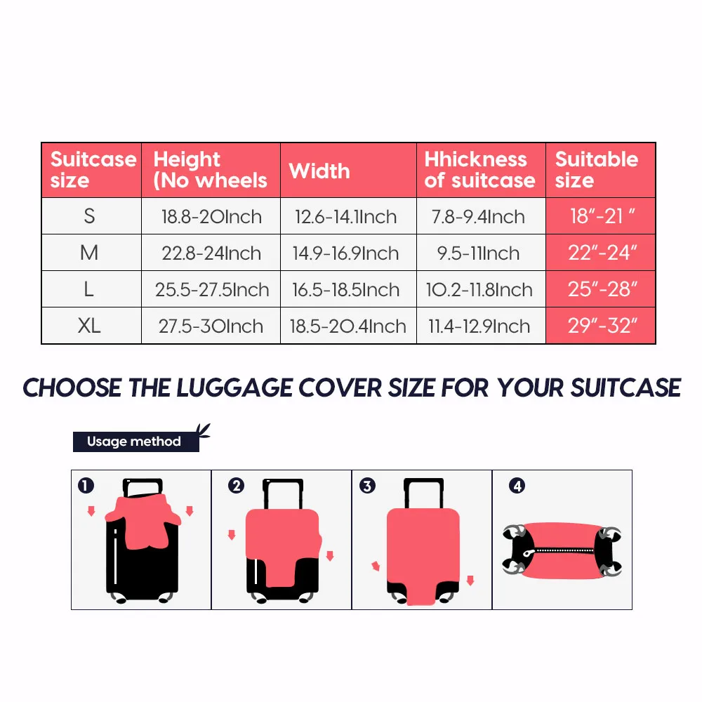 Защитный чехол для чемодана с фламинго аксессуары путешествий утолщенный Чехол