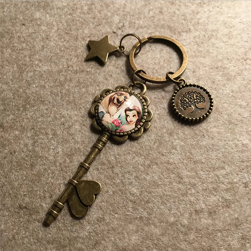 Брелки в виде фильма Красавица и Чудовище милый дизайн игрушек аксессуары для