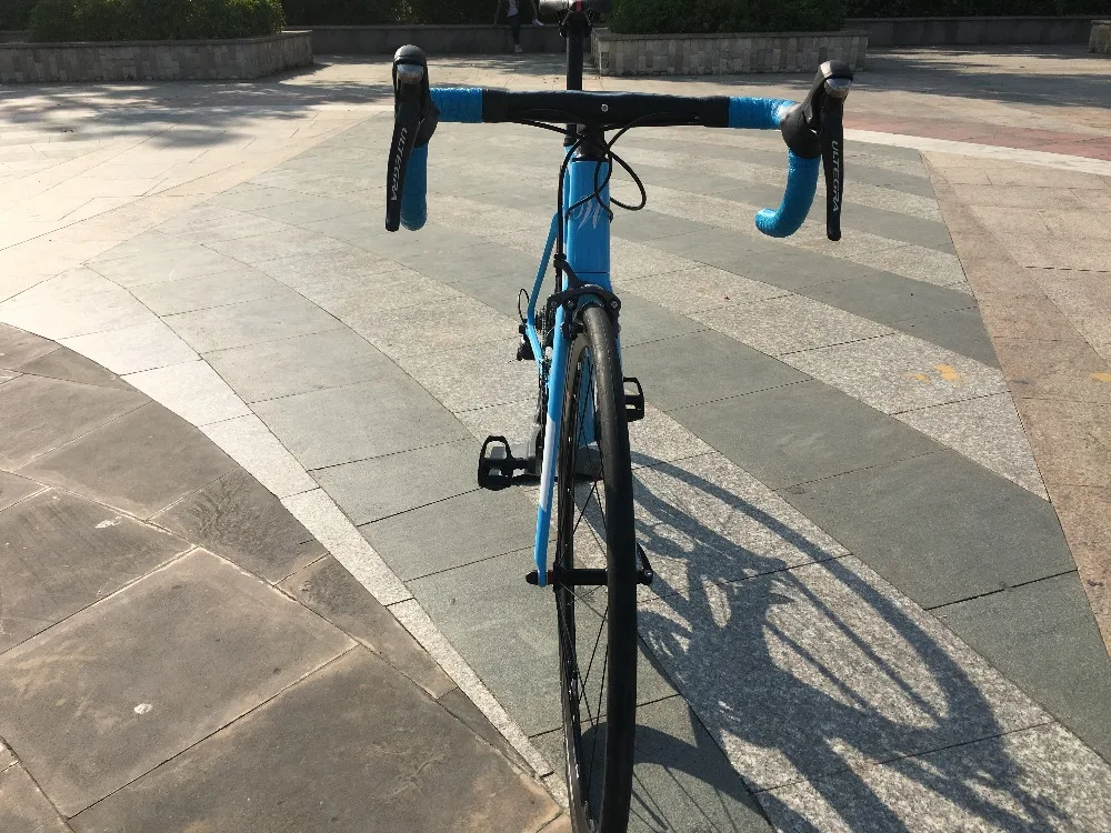 700C карбоновый дорожный велосипед 22 скорости 105 5800 Groupset TAIWAN брендовая легкая blue sky FASTERWAY классический D тормоз 49/52/54/56/58
