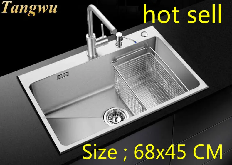Бесплатная доставка прочная кухонная раковина толщиной 1 мм стандартная пищевая