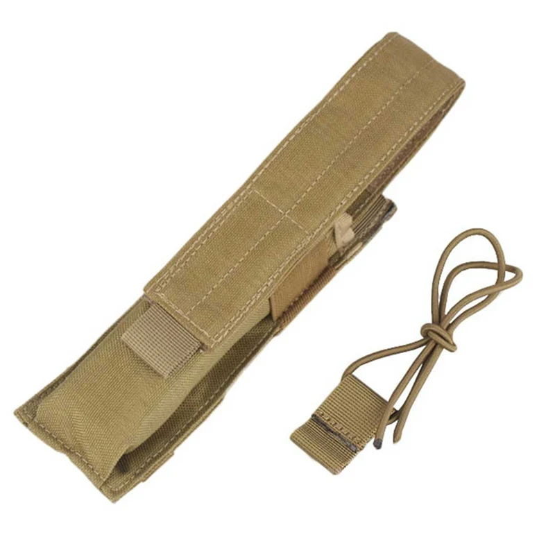KH Emerson Tactical MOLLE EmersonGear Hunting Quick Access Single SMG Magazine Mag Pouch Holder Bag Carrier For MP5 / MP7 / KRISS - Цвет: KH