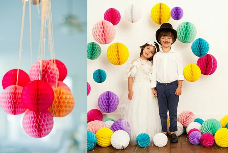 " 15 см babyshower День рождения украшения Дети соты шары Китайский бумажный фонарь lampion украшения дома аксессуары
