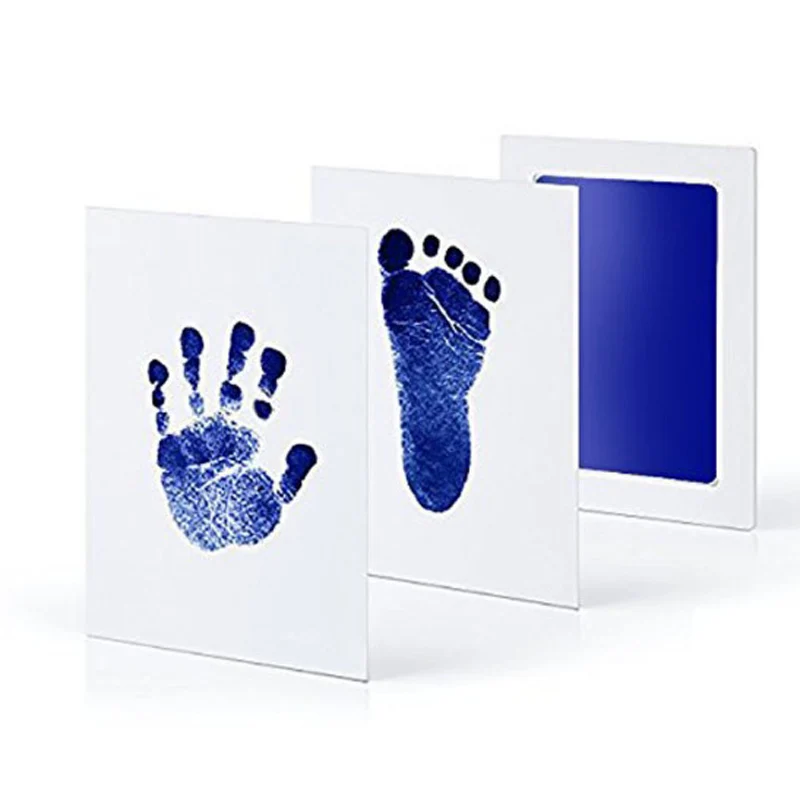 Oklady Baby Handprint отпечаток ноги нетоксичный новорожденный отпечаток руки Inkpad водяной знак Детские сувениры литье глиняные игрушки подарок