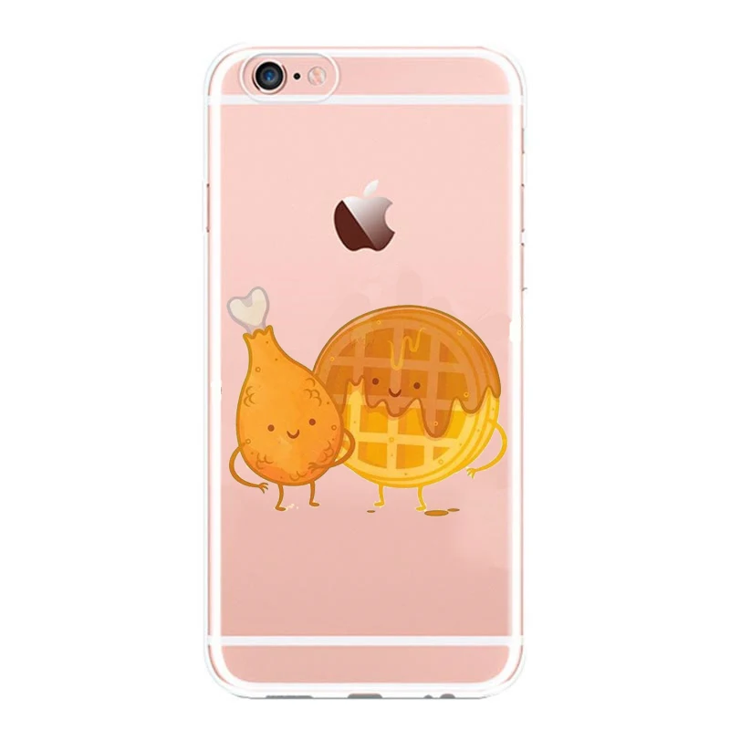 Taste buds lovely cartoon steaks mobile phone TPU soft shell fashion For Iphone 6s X 8 7pius 5s 7 6PIUS | Мобильные телефоны и