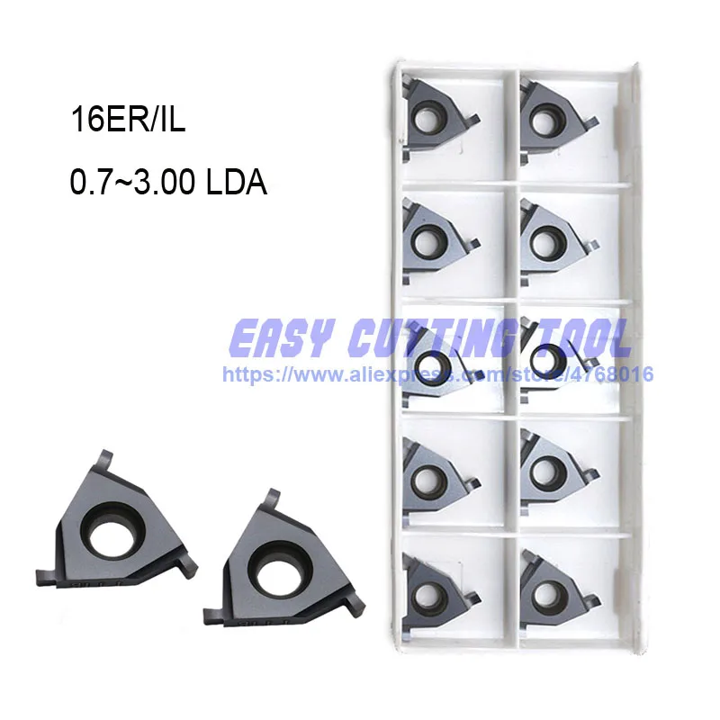 Твердосплавные вставки с внутренней канавкой 16ER/IL 0 7 ~ 3 00 LDA * 10 шт. твердосплавное
